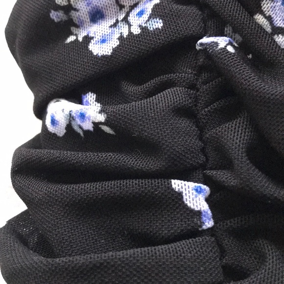 Black Floral Tank top Cami - Picture 7 of 7